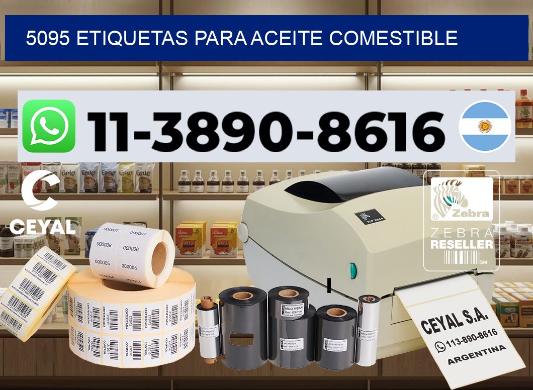 5095 Etiquetas para aceite comestible