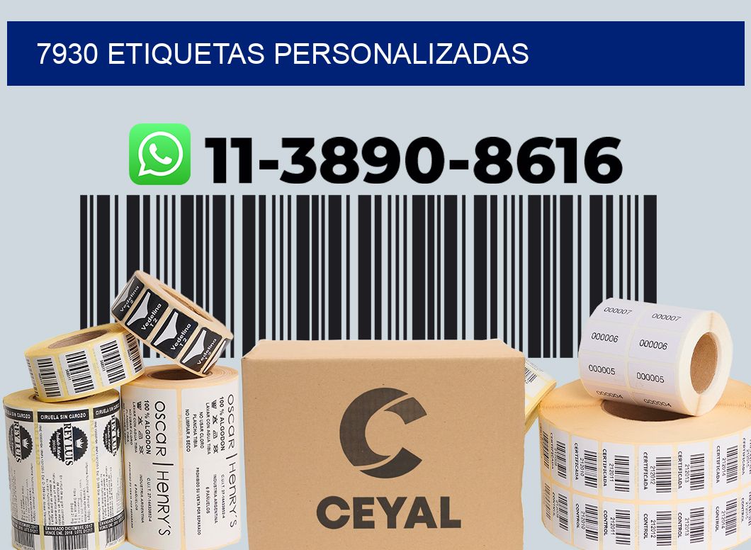 7930 etiquetas personalizadas