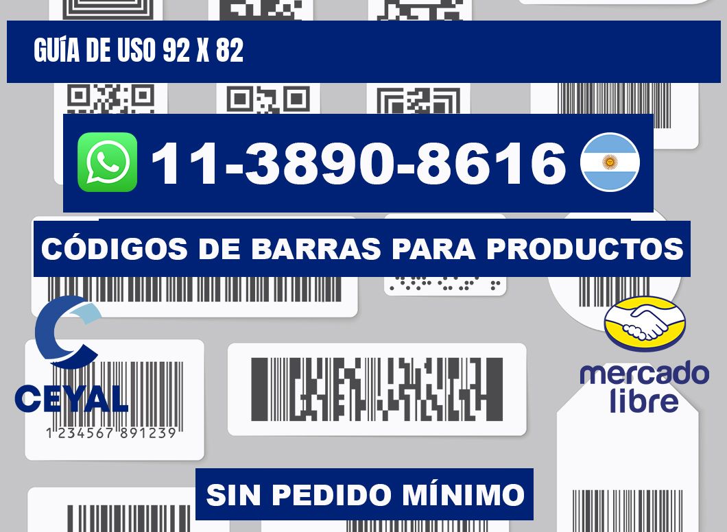 Guía de uso 92 x 82