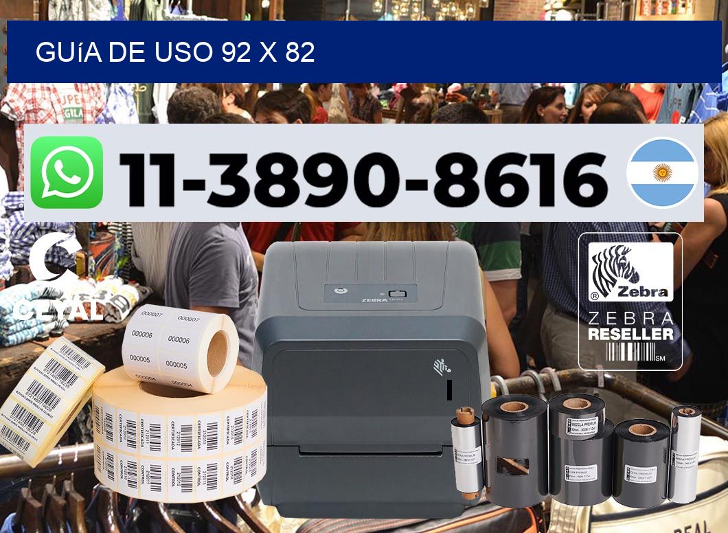 Guía de uso 92 x 82