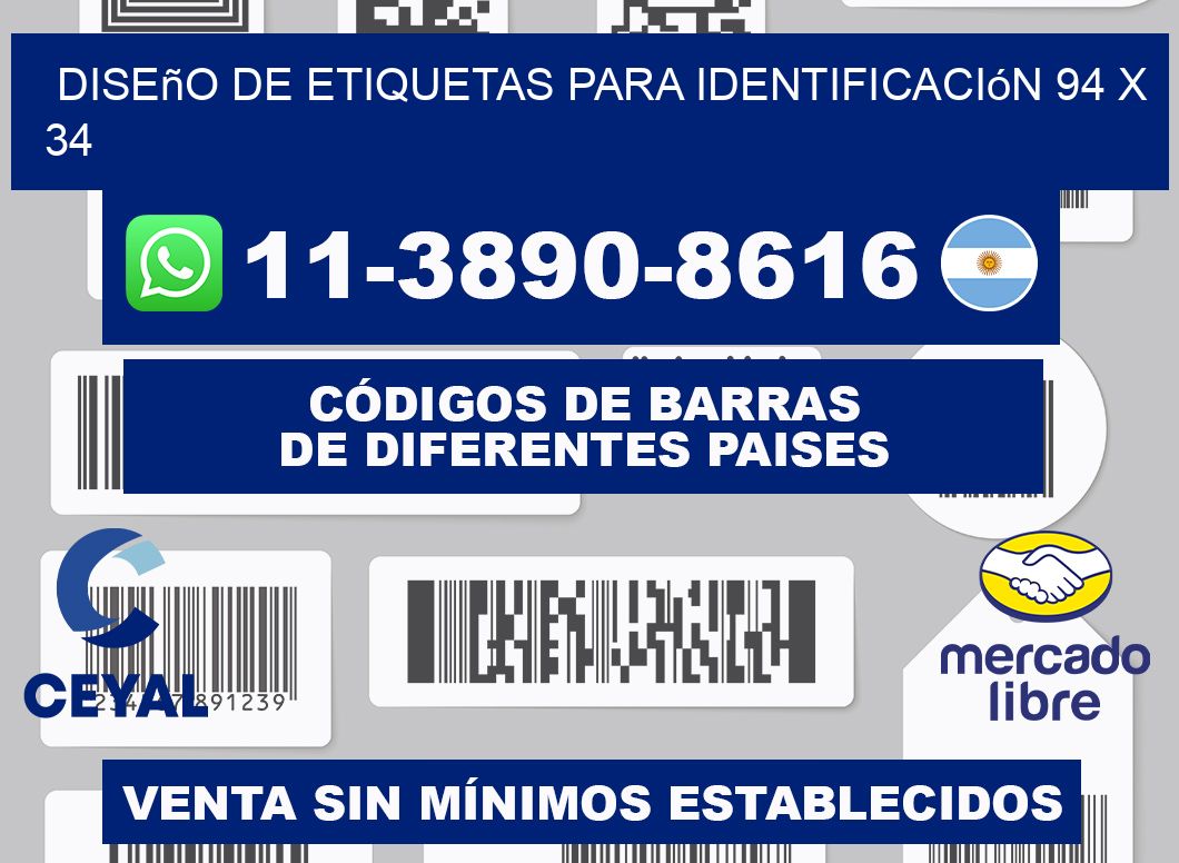 diseño de etiquetas para identificación 94 x 34