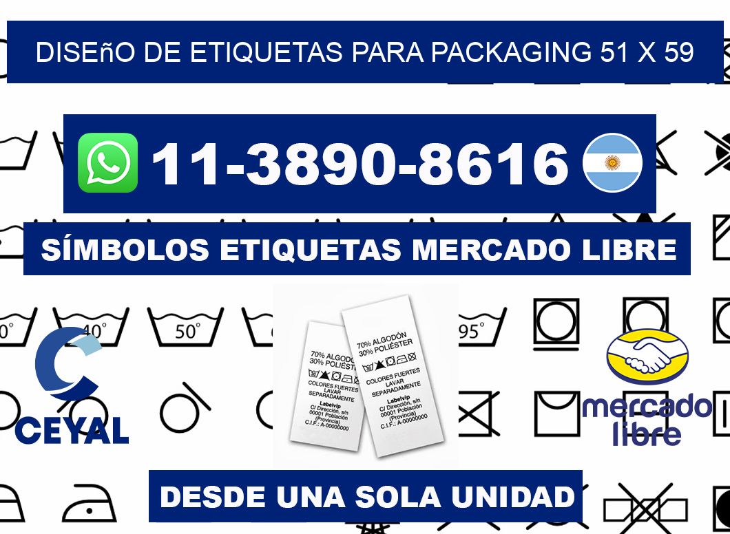diseño de etiquetas para packaging 51 x 59