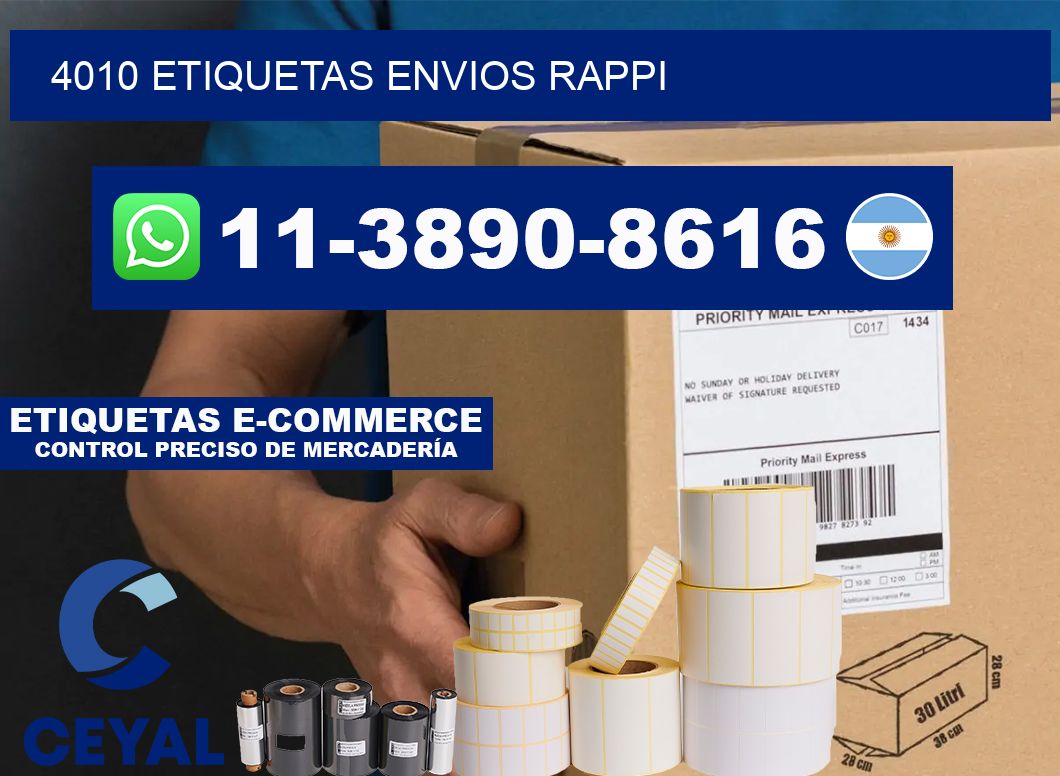 4010 etiquetas envios rappi