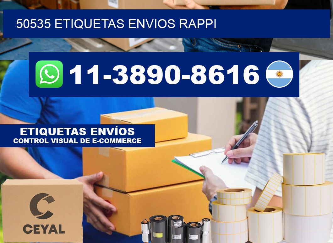 50535 etiquetas envios rappi