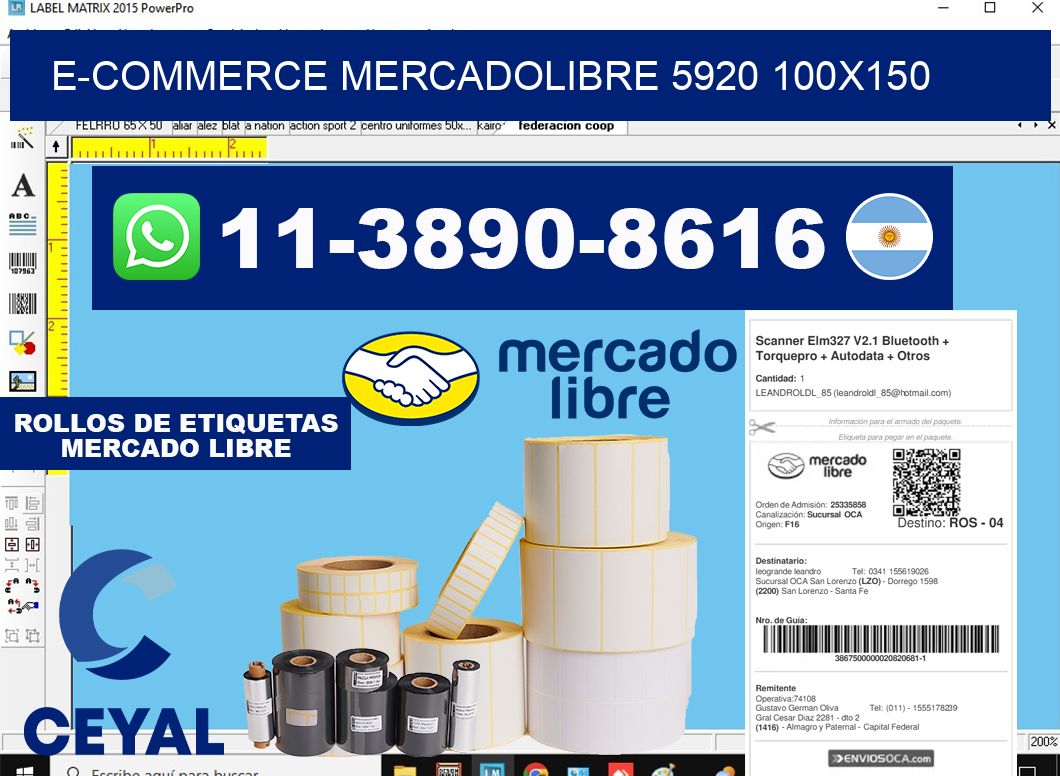E-commerce mercadolibre 5920 100x150