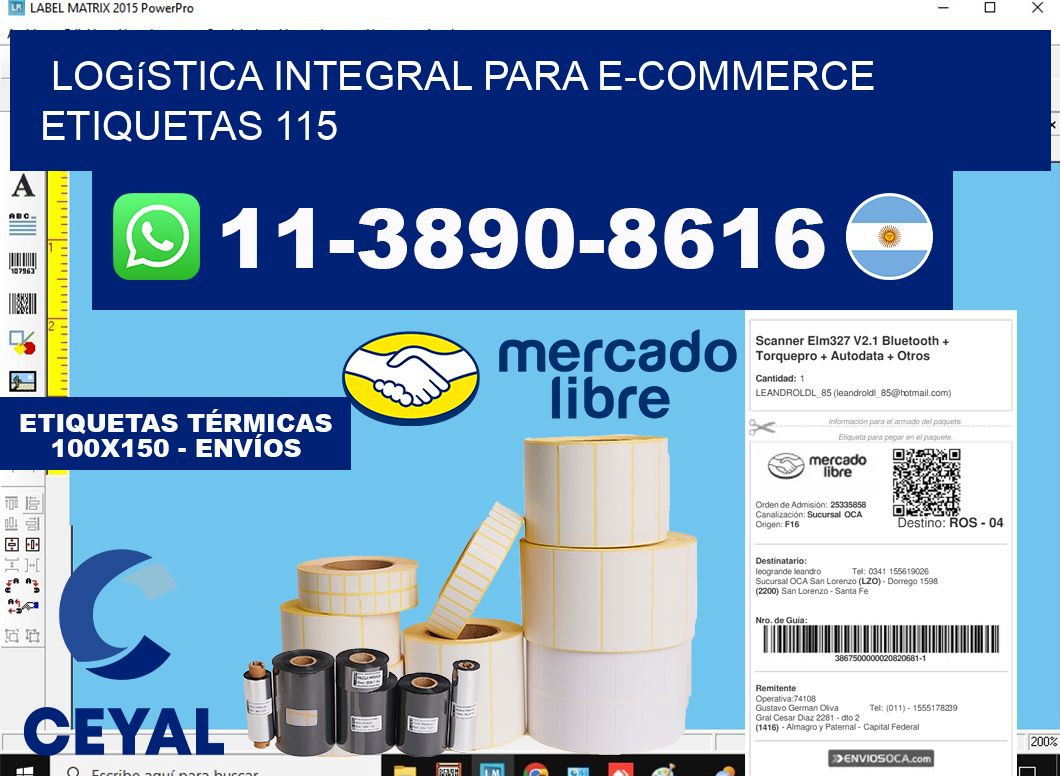 Logística integral para e-commerce etiquetas 115