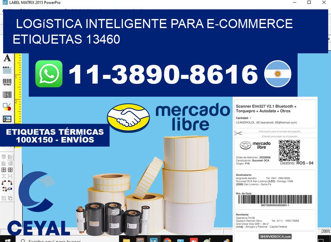 Logística inteligente para e-commerce  etiquetas 13460