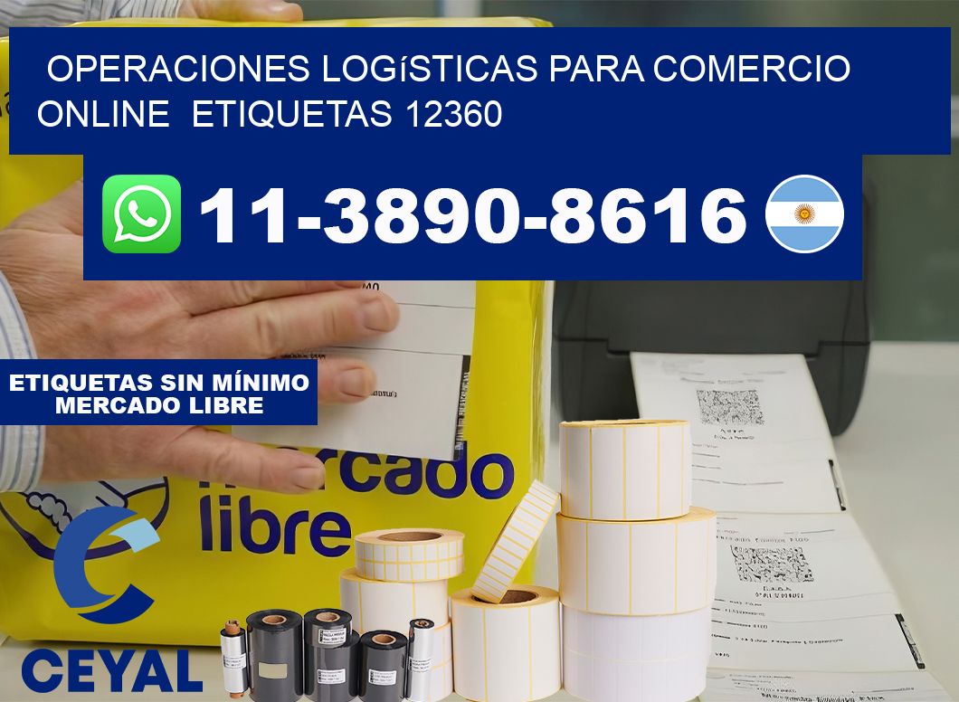 Operaciones logísticas para comercio online  etiquetas 12360