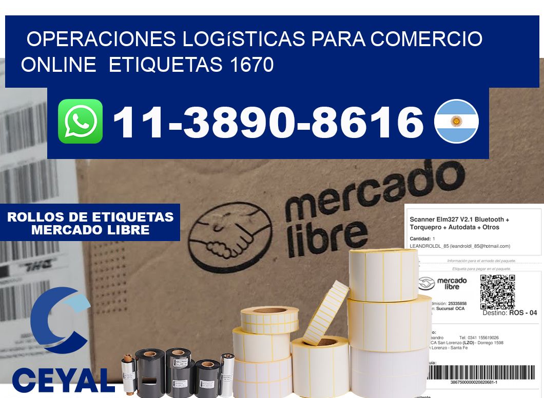 Operaciones logísticas para comercio online etiquetas 1670