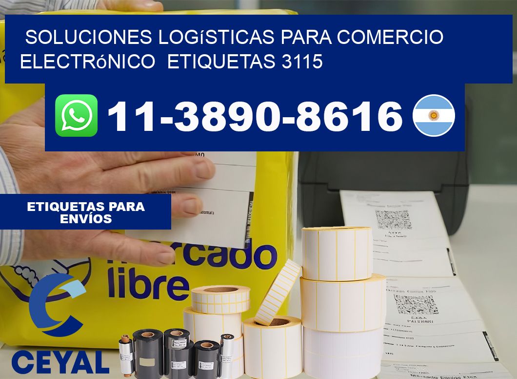 Soluciones logísticas para comercio electrónico  etiquetas 3115