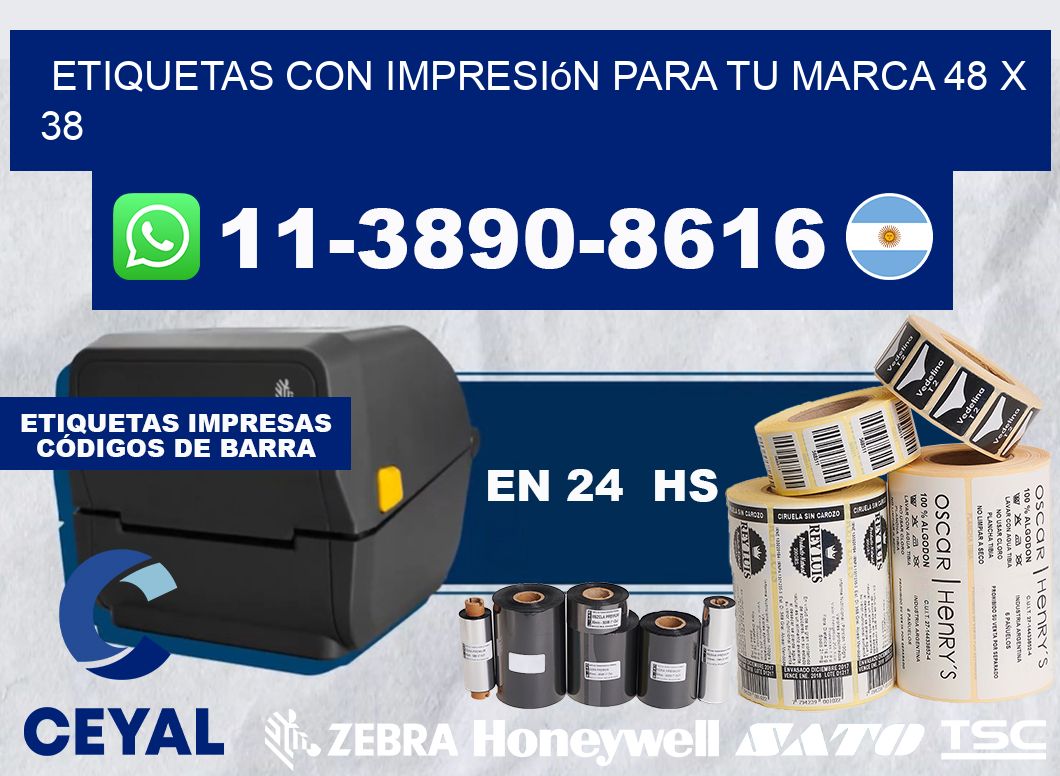 etiquetas con impresión para tu marca 48 x 38
