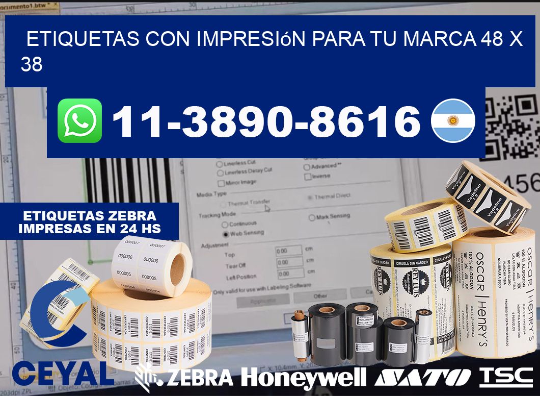 etiquetas con impresión para tu marca 48 x 38