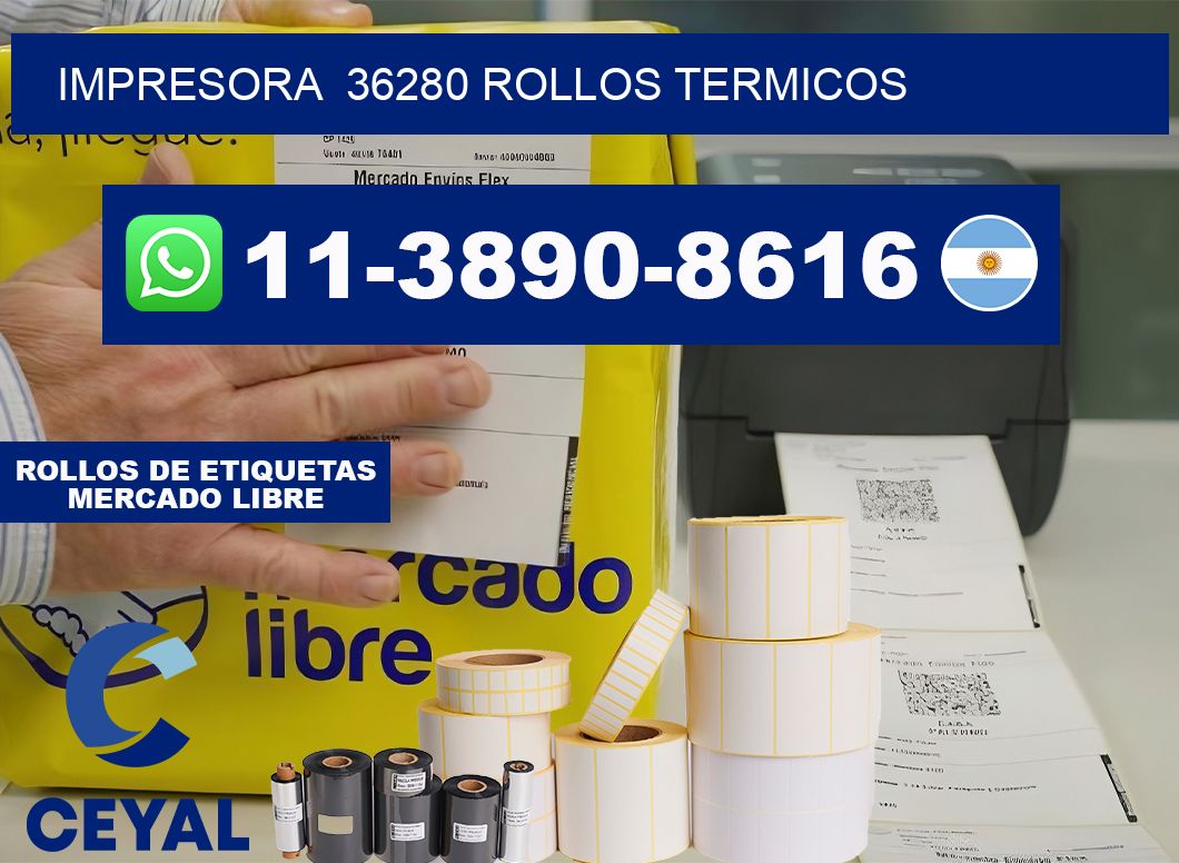 impresora 36280 rollos termicos