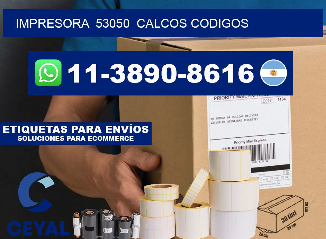 impresora  53050  calcos codigos