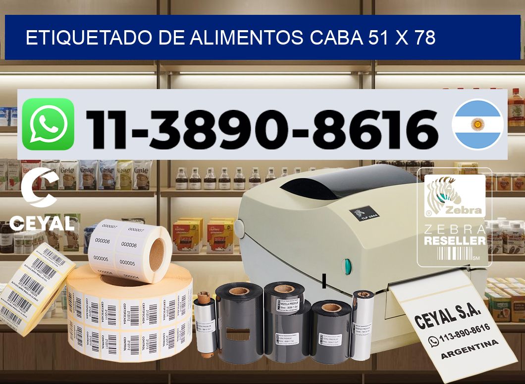 Etiquetado de alimentos caba 51 x 78