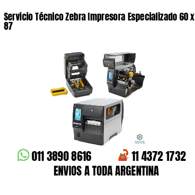 Servicio Técnico Zebra Impresora Especializado 60 x 87
