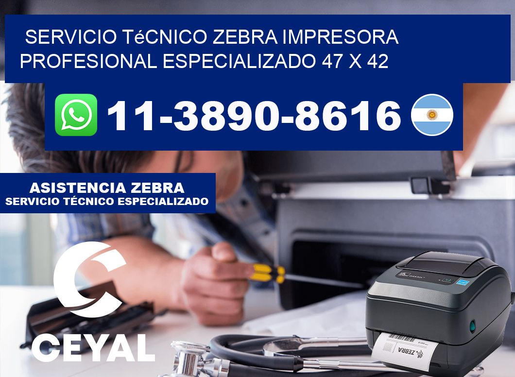 Servicio Técnico Zebra Impresora Profesional Especializado 47 x 42