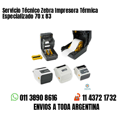 Servicio Técnico Zebra Impresora Térmica Especializado 70 x 83