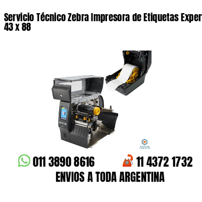Servicio Técnico Zebra Impresora de Etiquetas Experto 43 x 88