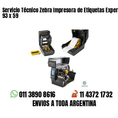 Servicio Técnico Zebra Impresora de Etiquetas Experto 93 x 59