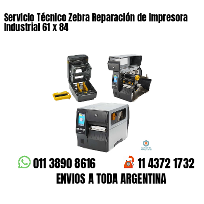 Servicio Técnico Zebra Reparación de Impresora Industrial 61 x 84