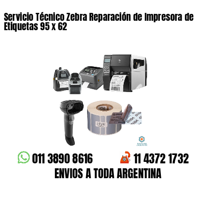 Servicio Técnico Zebra Reparación de Impresora de Etiquetas 95 x 62