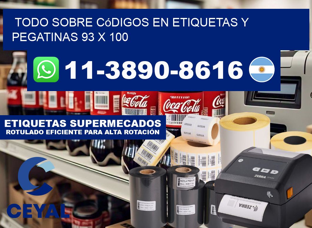 Todo sobre códigos en etiquetas y pegatinas 93 x 100