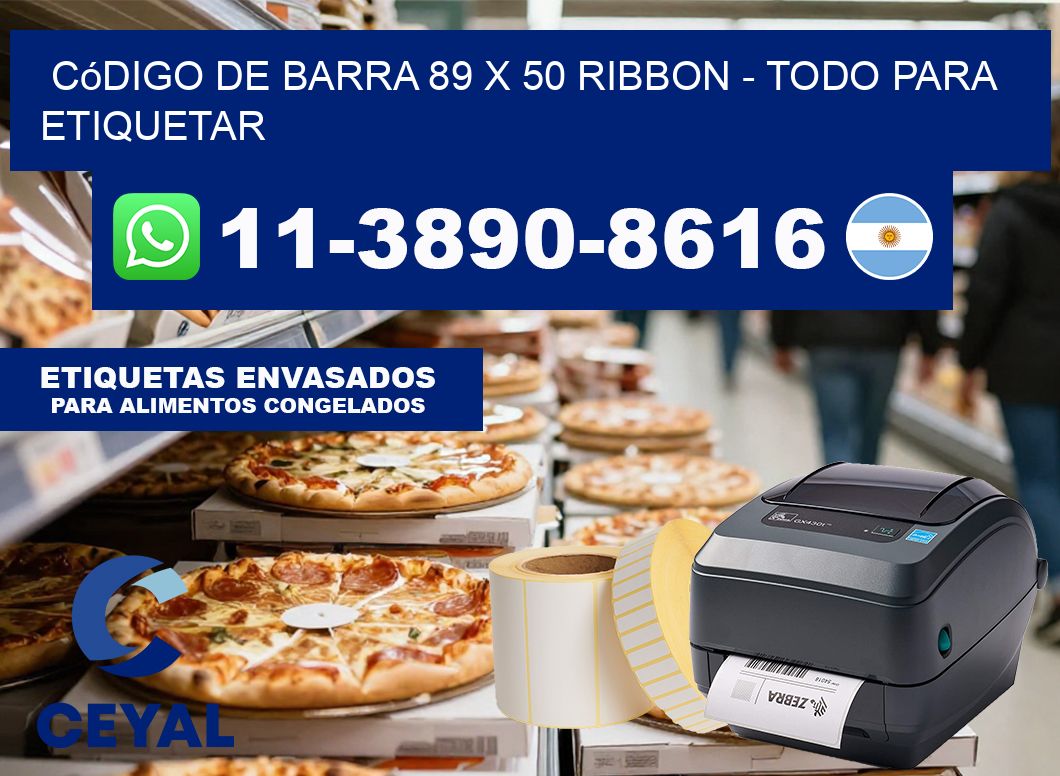 código de barra 89 x 50 ribbon – Todo para Etiquetar