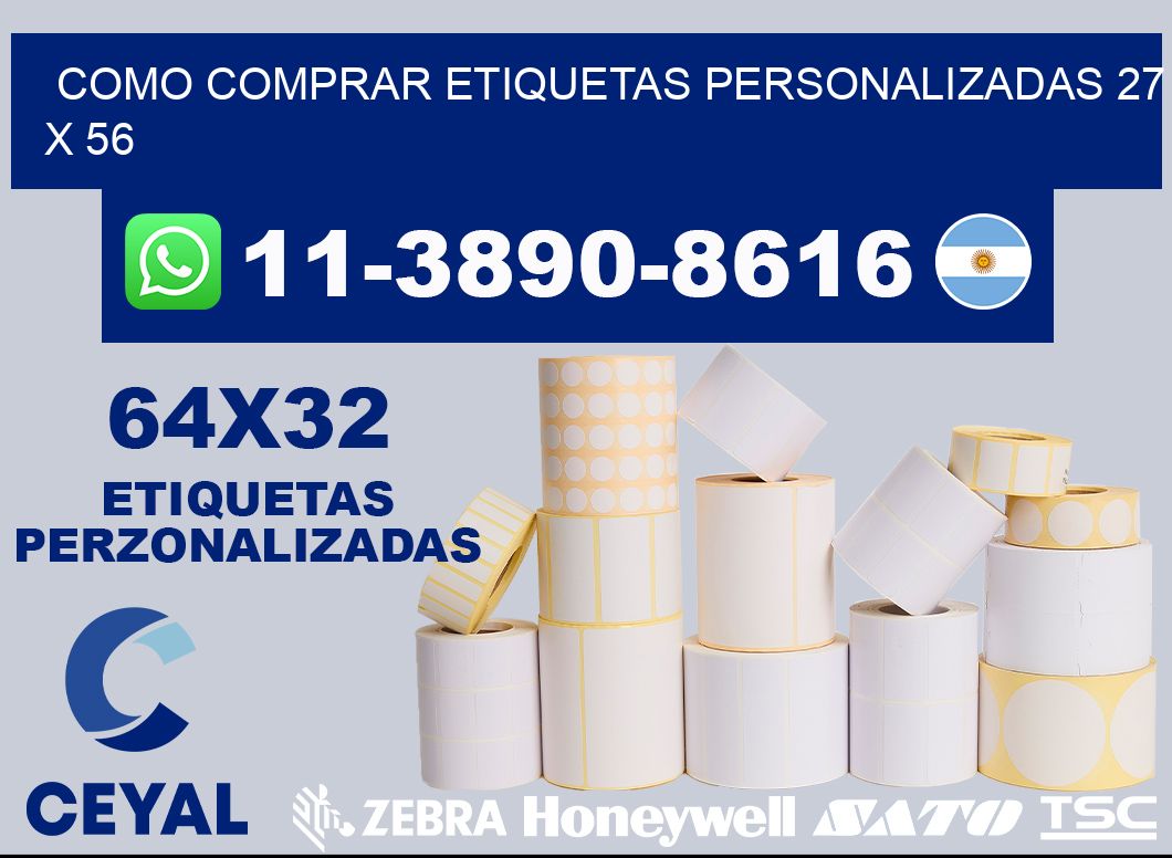 como comprar etiquetas personalizadas 27 x 56