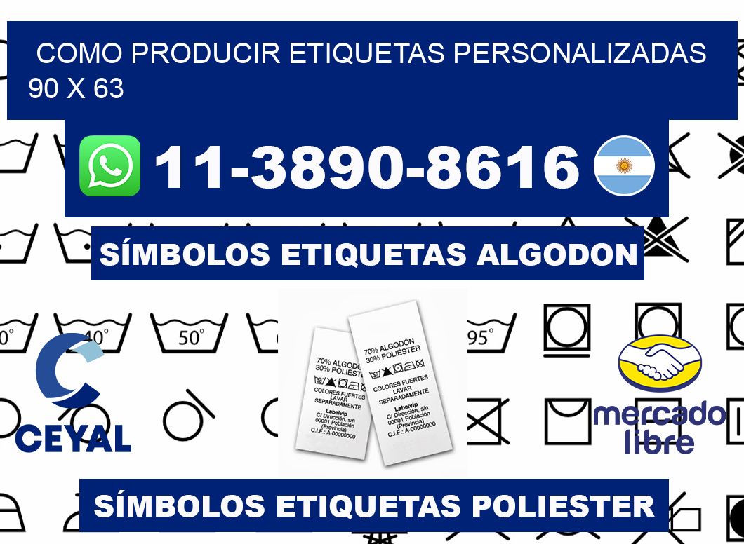 como producir etiquetas personalizadas 90 x 63