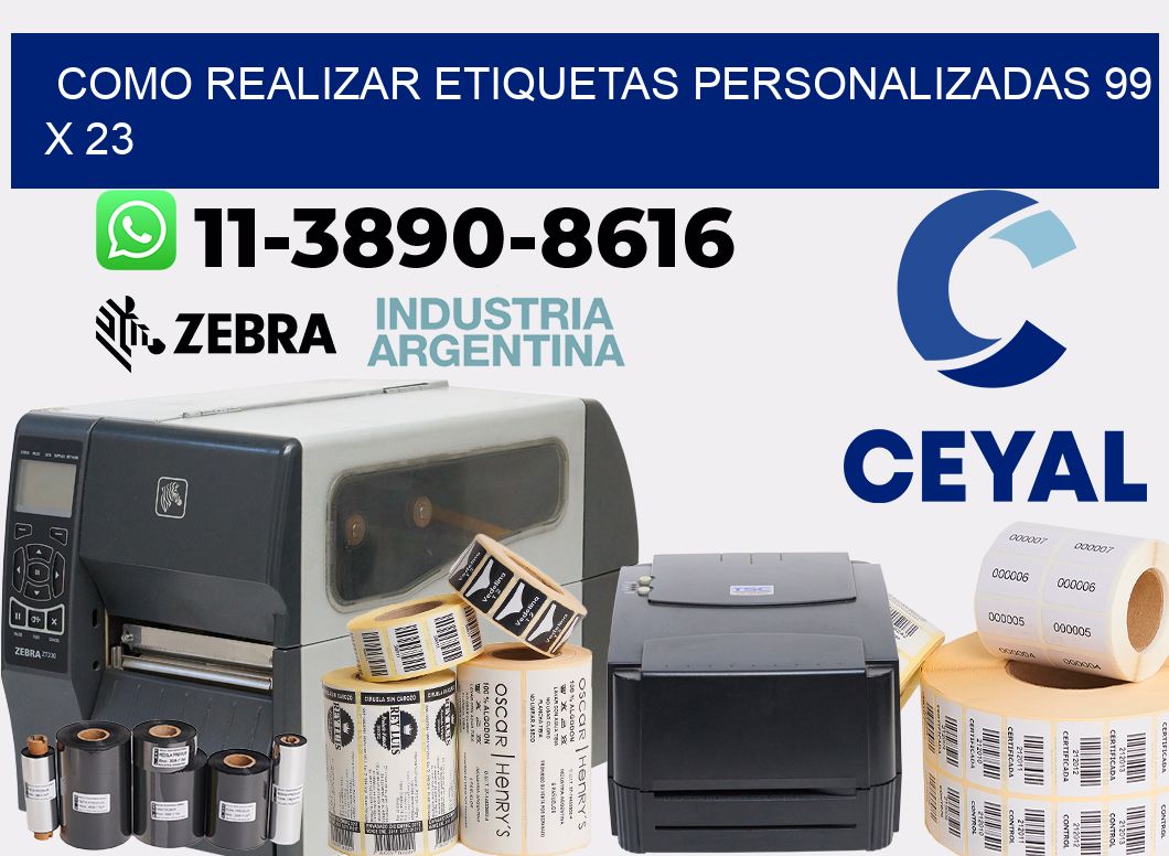 como realizar etiquetas personalizadas 99 x 23