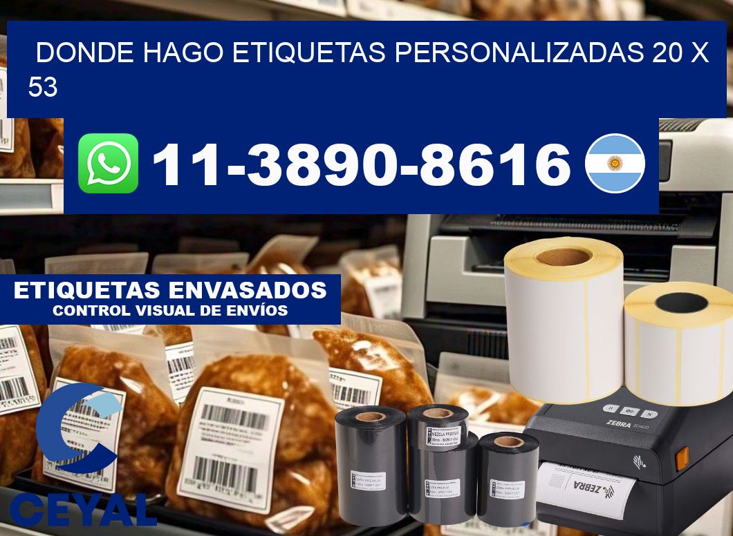 donde hago etiquetas personalizadas 20 x 53