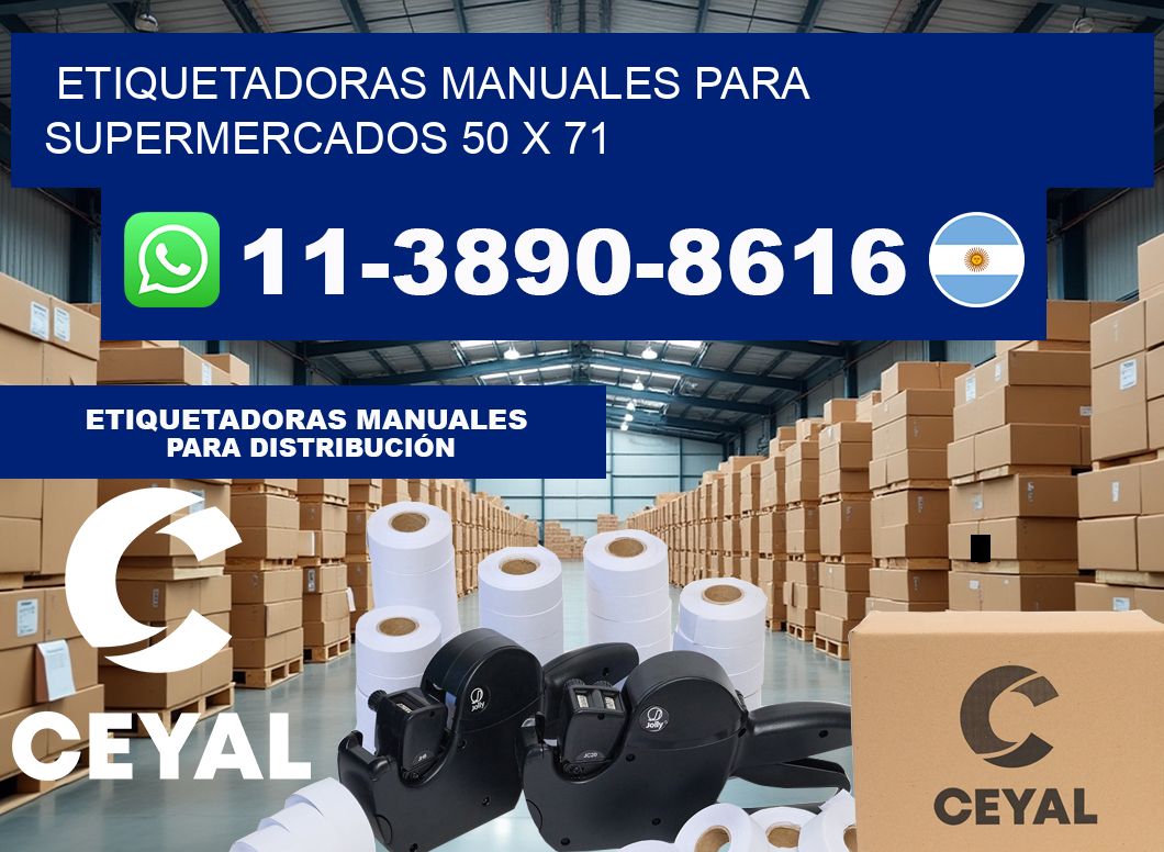 etiquetadoras manuales para supermercados 50 x 71