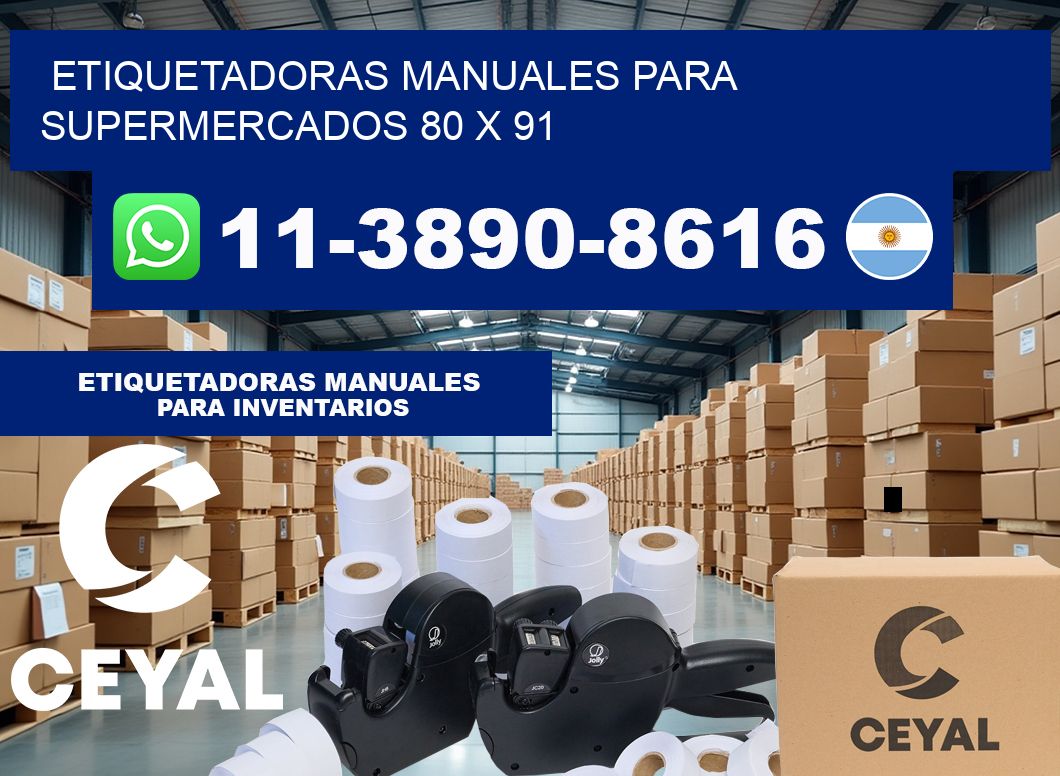etiquetadoras manuales para supermercados 80 x 91