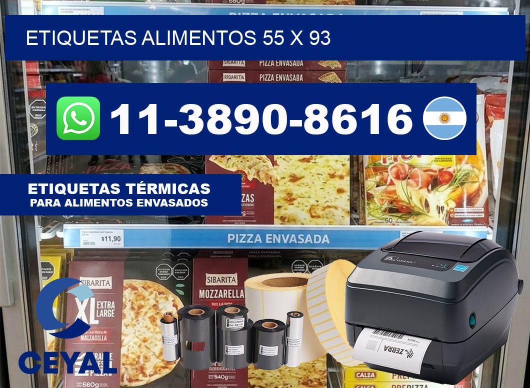 etiquetas alimentos 55 x 93