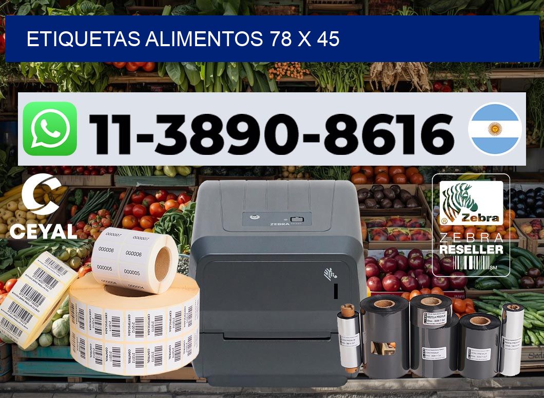 etiquetas alimentos 78 x 45