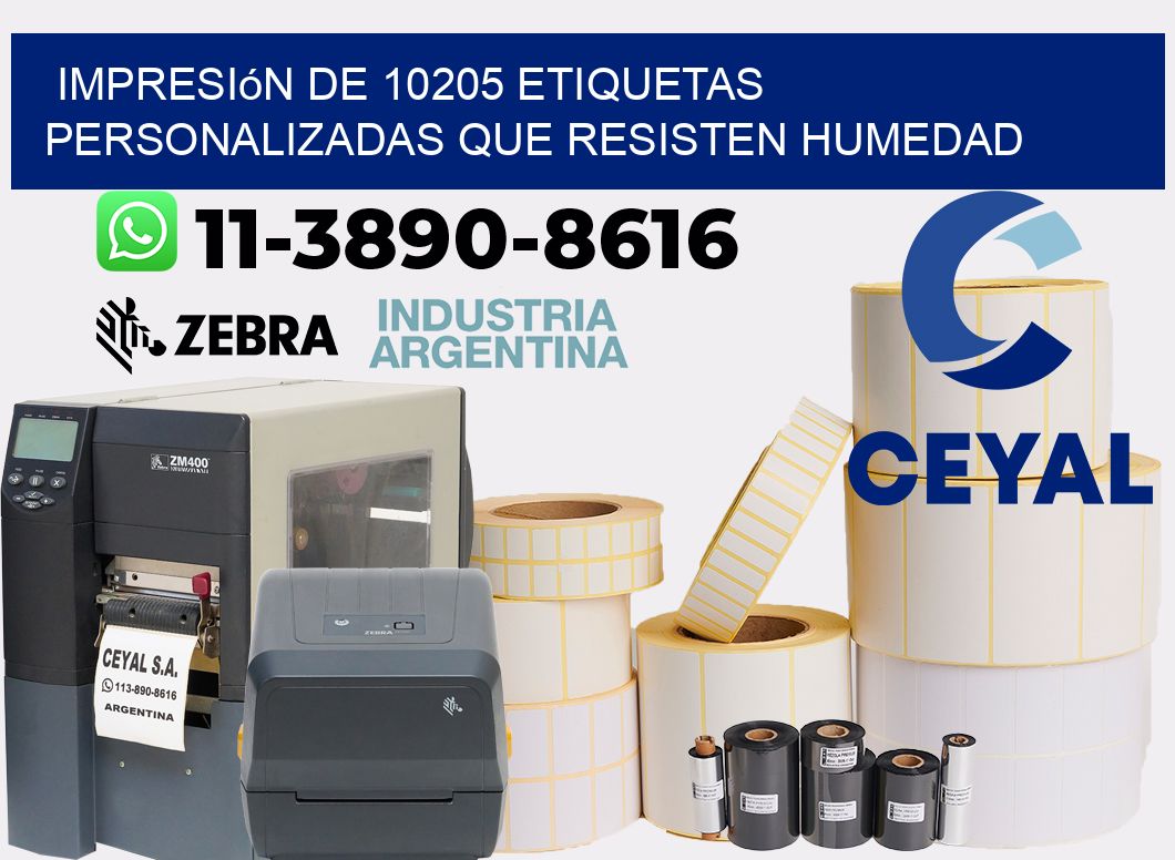 impresión de 10205 etiquetas personalizadas que resisten humedad
