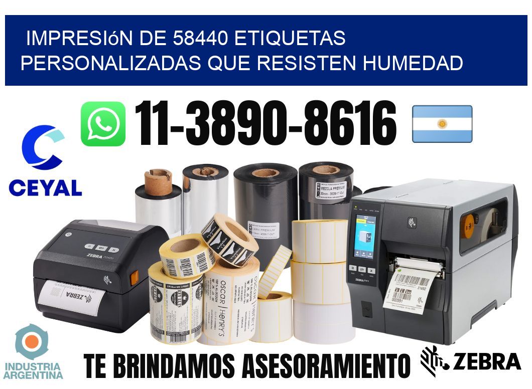 impresión de 58440 etiquetas personalizadas que resisten humedad