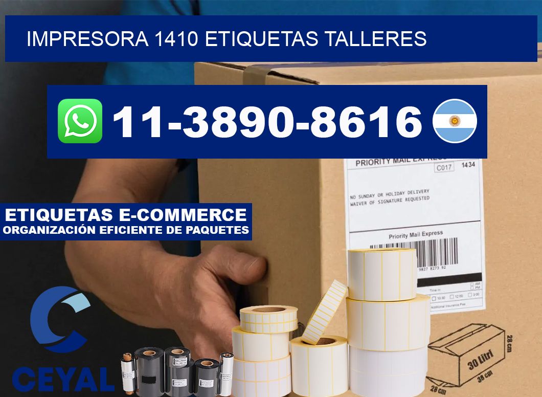 impresora 1410 etiquetas talleres