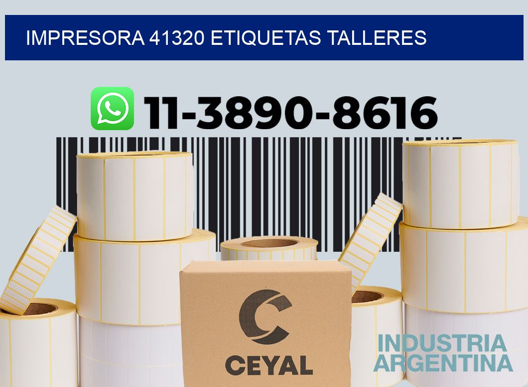 impresora 41320 etiquetas talleres