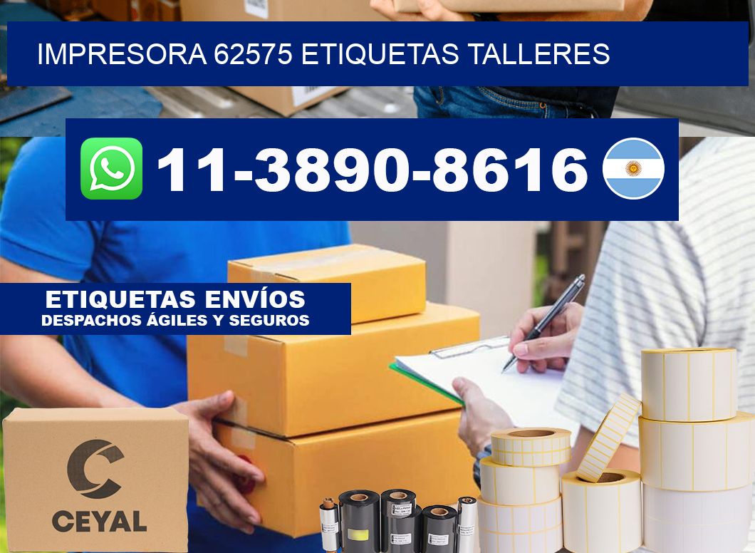 impresora 62575 etiquetas talleres