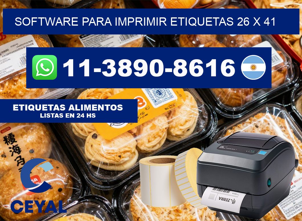 software para imprimir etiquetas 26 x 41