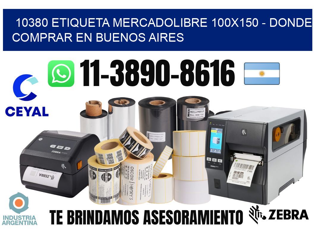 10380 etiqueta MercadoLibre 100x150 - Donde Comprar en Buenos Aires