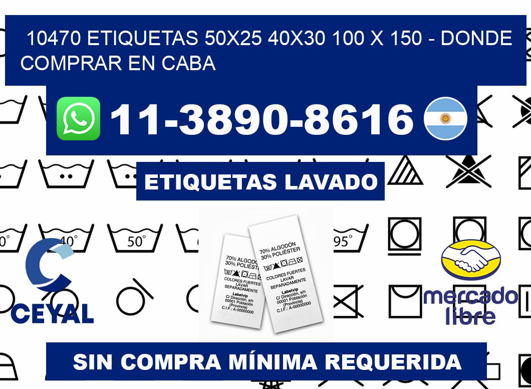 10470 etiquetas 50x25 40x30 100 x 150 - Donde Comprar en Caba