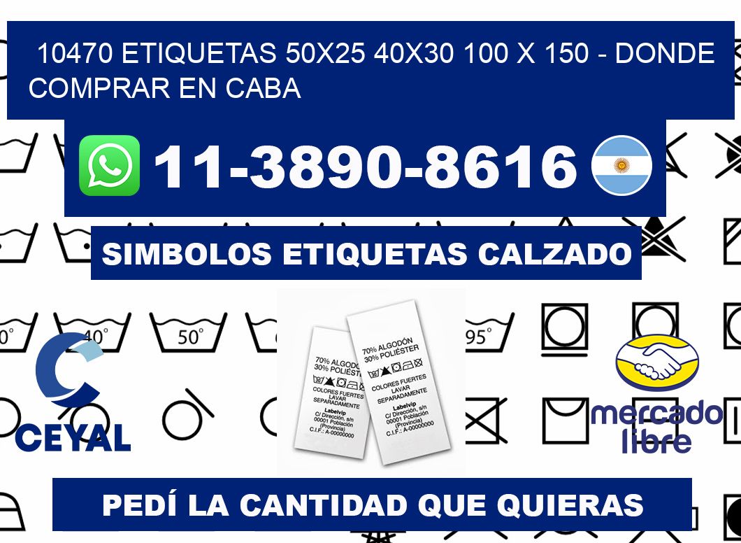10470 etiquetas 50x25 40x30 100 x 150 - Donde Comprar en Caba
