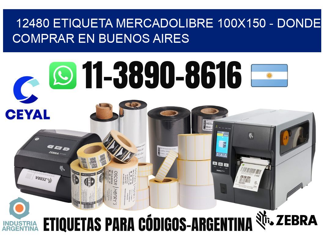12480 etiqueta MercadoLibre 100x150 - Donde Comprar en Buenos Aires