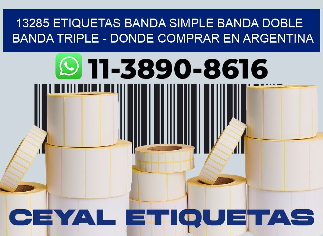 13285 etiquetas banda simple banda doble banda triple - Donde Comprar en Argentina