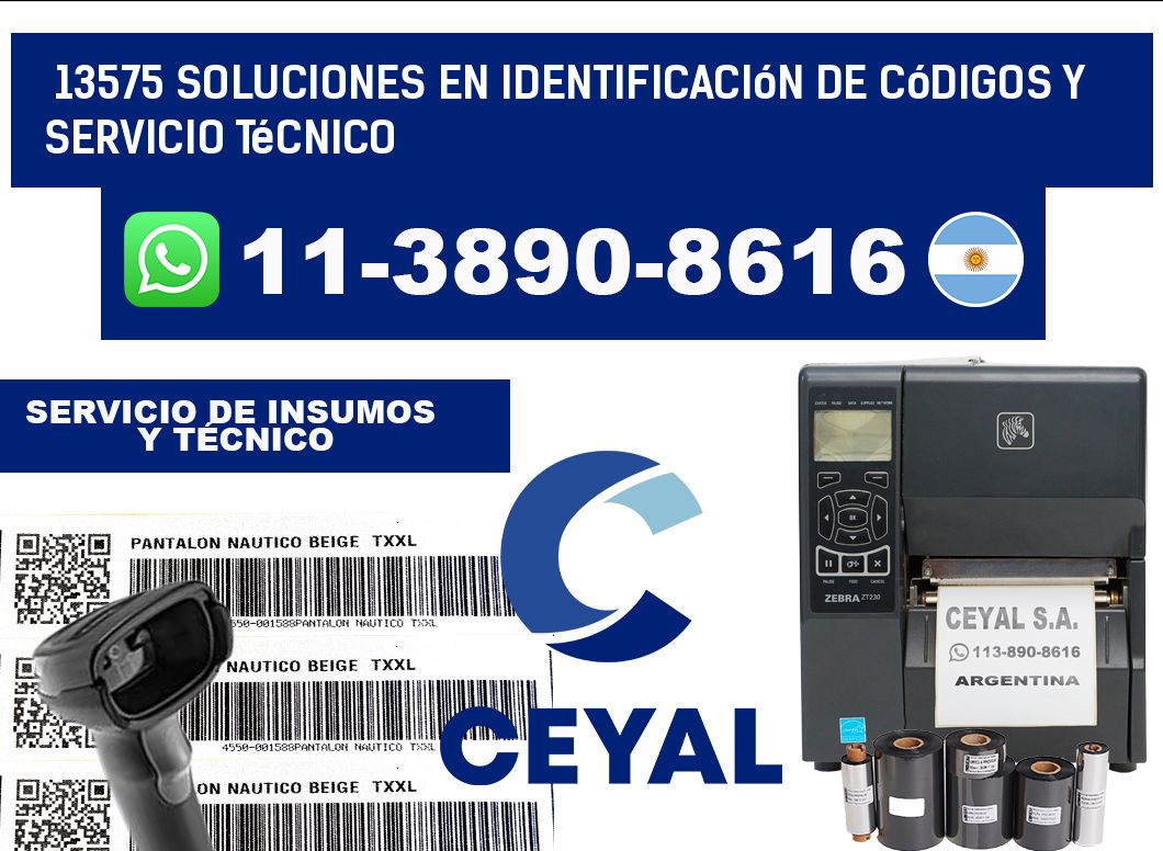 13575 Soluciones en Identificación de códigos y Servicio Técnico