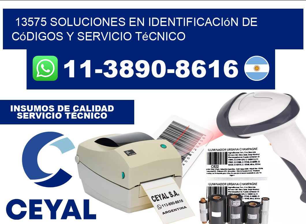 13575 Soluciones en Identificación de códigos y Servicio Técnico