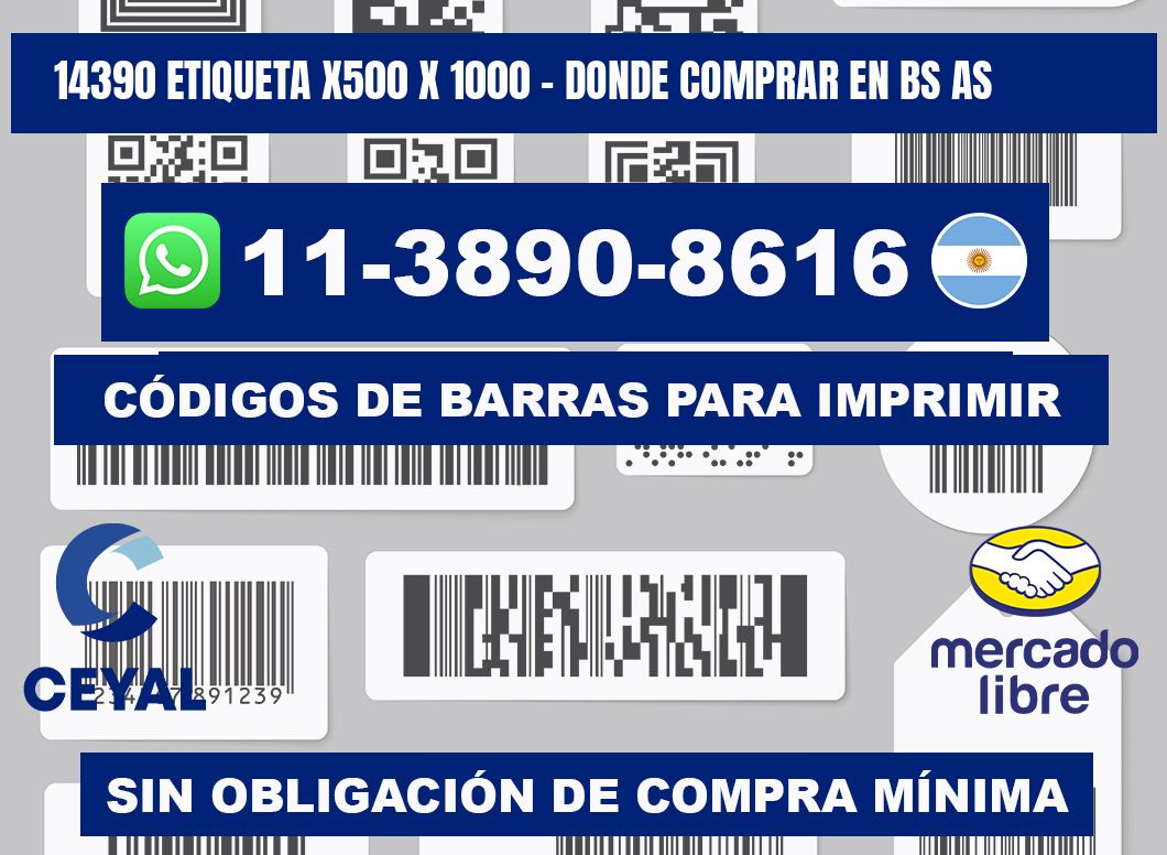 14390 etiqueta x500 x 1000 - Donde Comprar en bs as